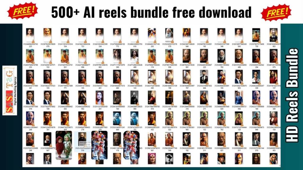 AI reels bundle free download