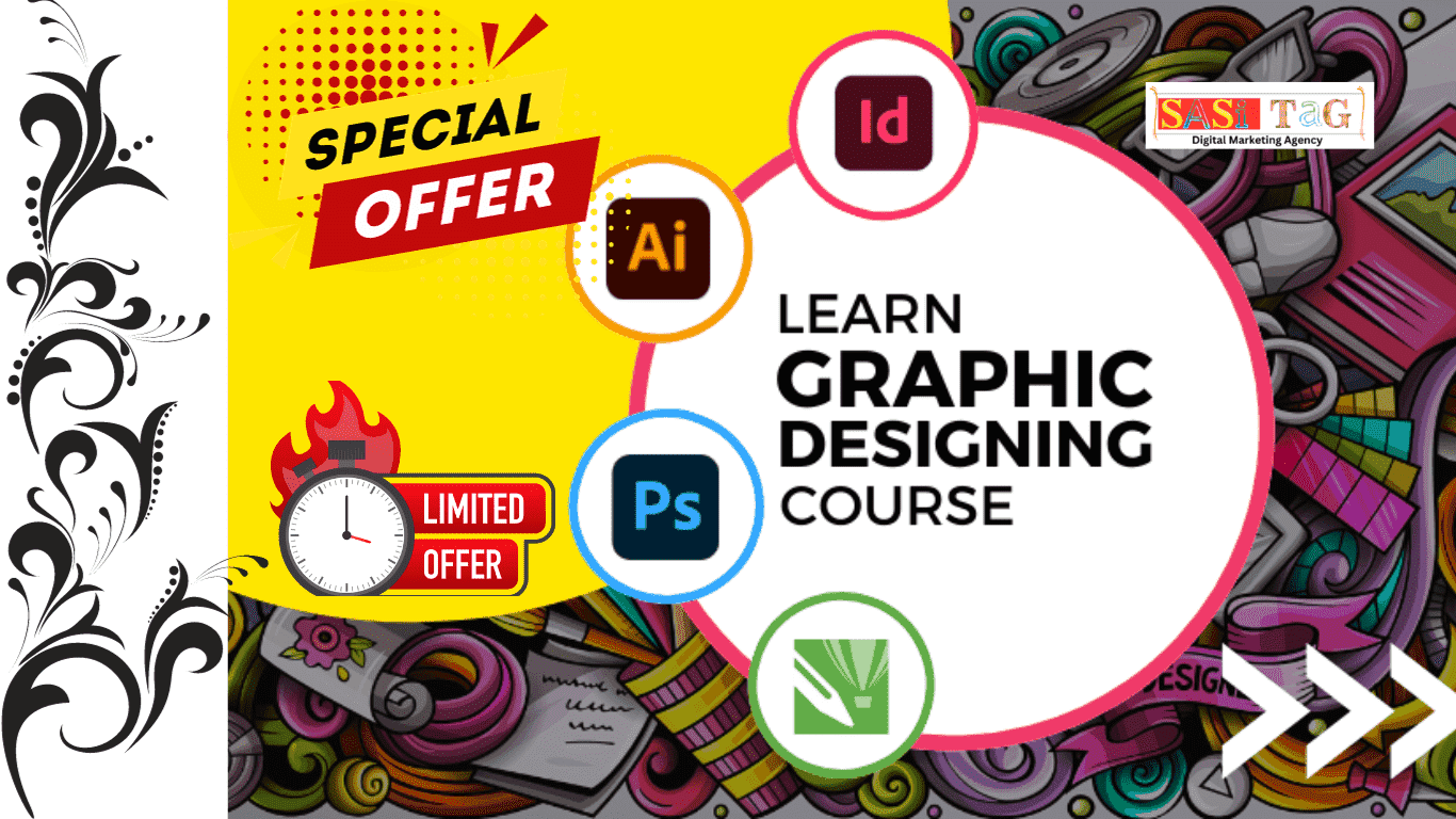 30 दिनों में बने Professional Graphic Designer Graphic Design Full Course Basic to Advance in Hindi 