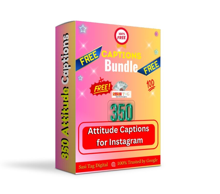 350 attitude captions for Instagram
