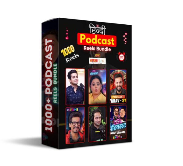 1000 Hindi Podcast Reels Bundle